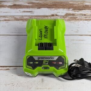 Greenworks G24 24V Lithium-Ion Battery Charger OEM #2903102 - Tested Works